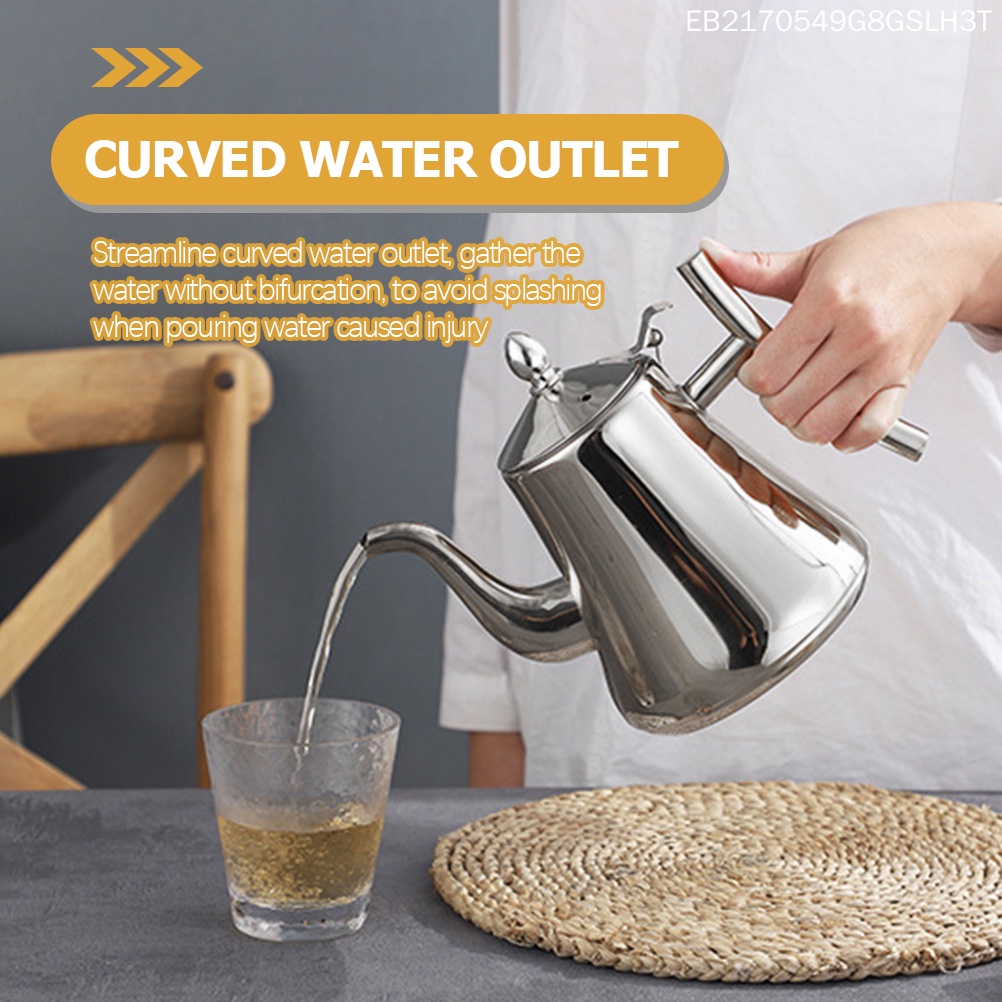 Ấm Trà Cà Phê Tự Làm Nóng Bằng Thép Không Gỉ