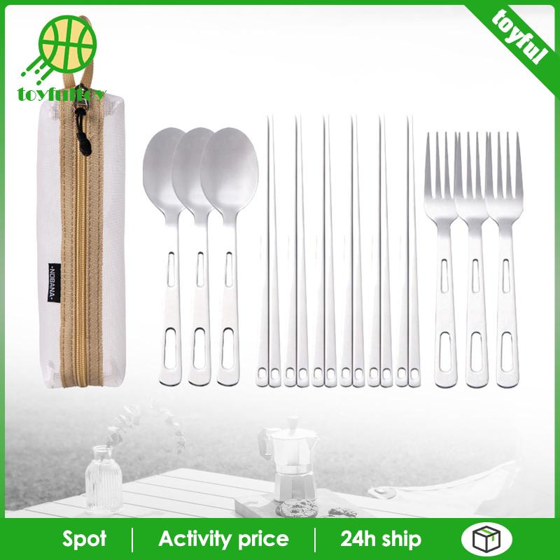 Bộ Dụng Cụ Ăn Uống Tiện Dụng Mang Theo Du Lịch Cắm Trại