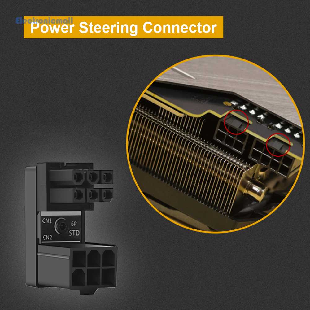 Bộ Chuyển Đổi Nguồn Điện 8 Pin Sang 8 Pin ATX 8pin 180 Độ Chuyên Dụng Cho Máy Tính / Thẻ Video