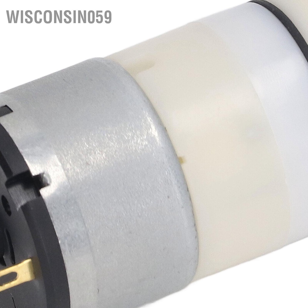 Wisconsin059 Máy Bơm Không Khí Mini Động Cơ Cao Cấp Chống Ăn Mòn Lõi Đồng Cuộn Dây Tiếng Ồn Thấp Hút Chân Cho Cá 6V