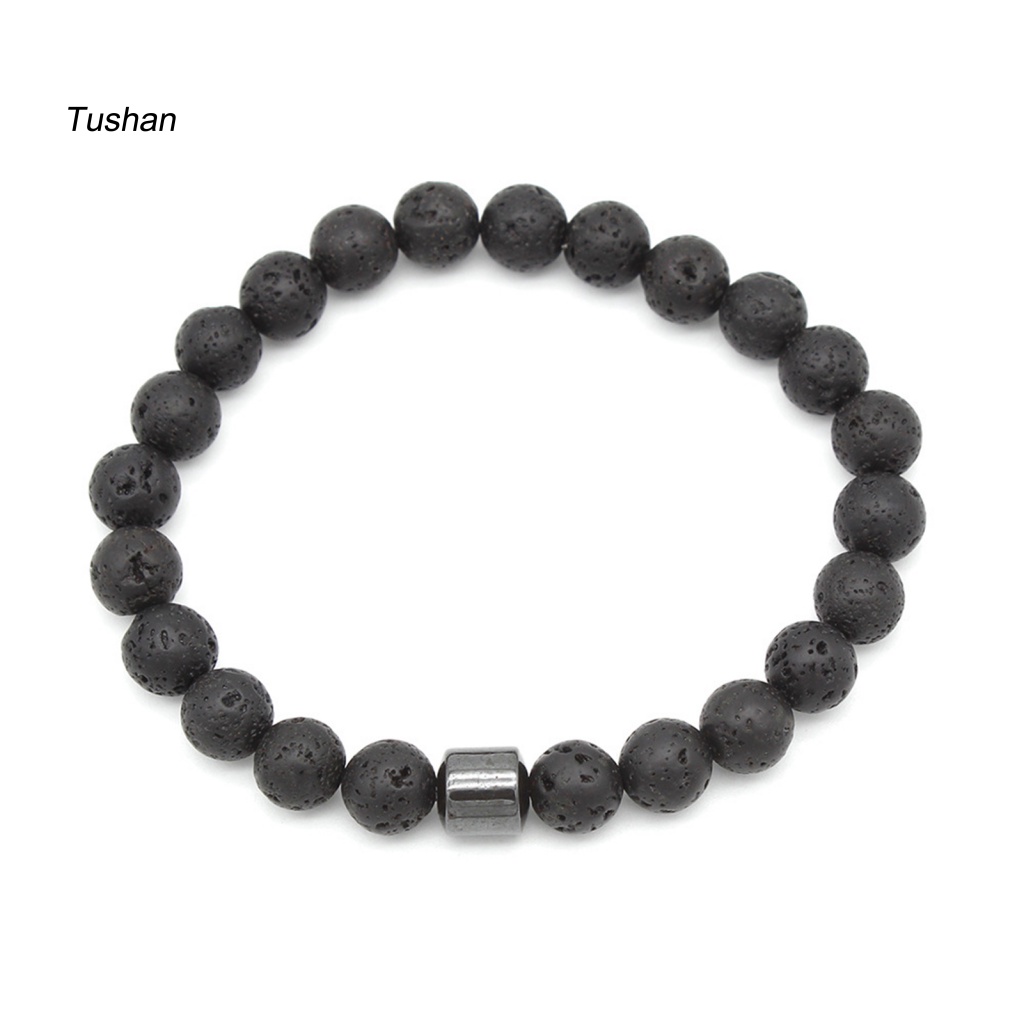 Vòng Tay Chuỗi Hạt Đá Mắt Hổ Tự Nhiên 8mm Co Giãn Dễ Phối Đồ Giảm Căng Thẳng