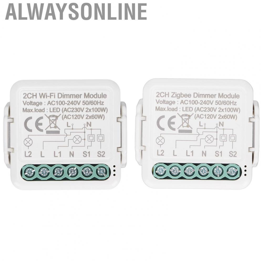 Alwaysonline Intelligent Switch Module  Safe East To Install Smart Convenient for Electrical Appliances Home