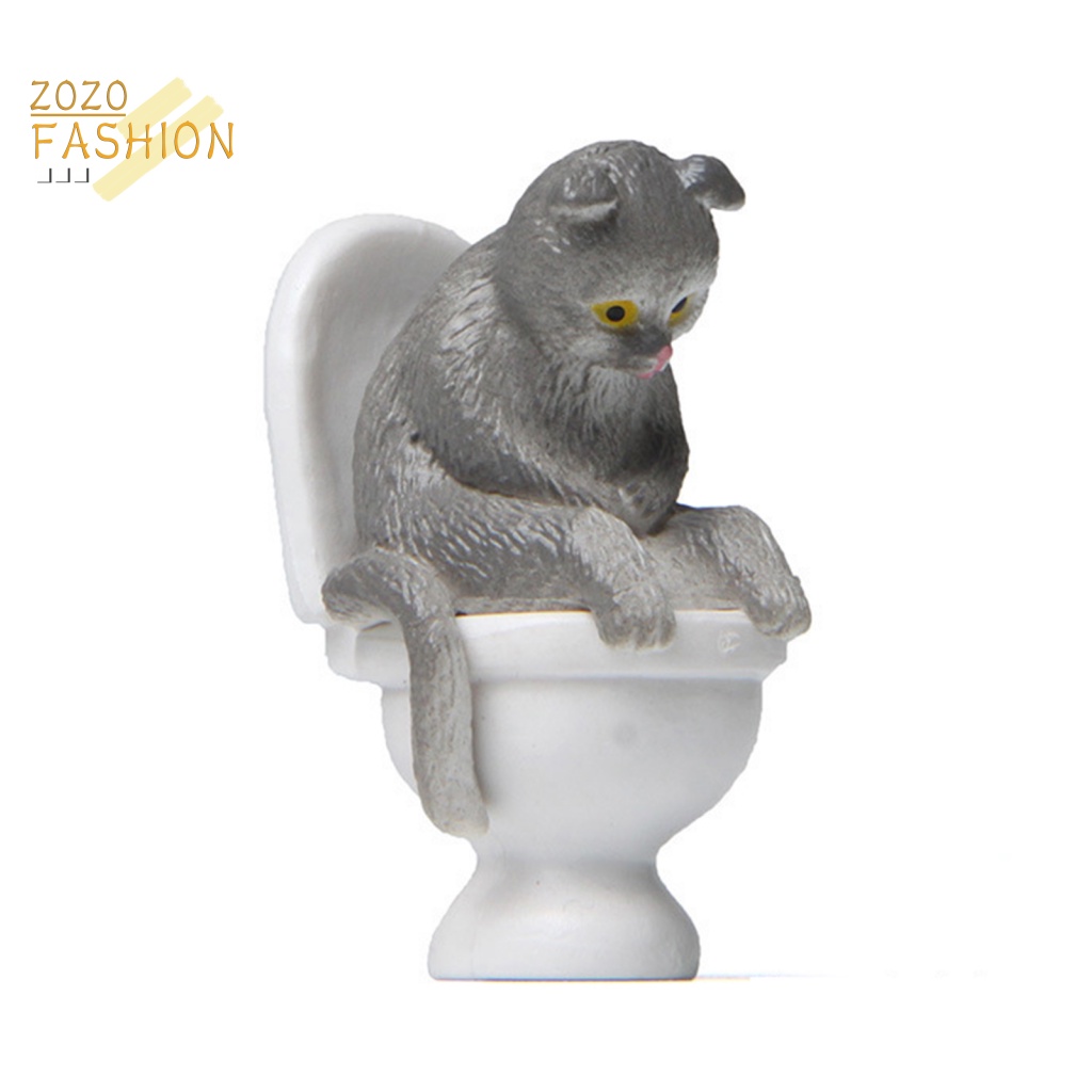 Mô Hình Chú Mèo Mini Dùng Trang Trí Bánh Kem Dễ Thương