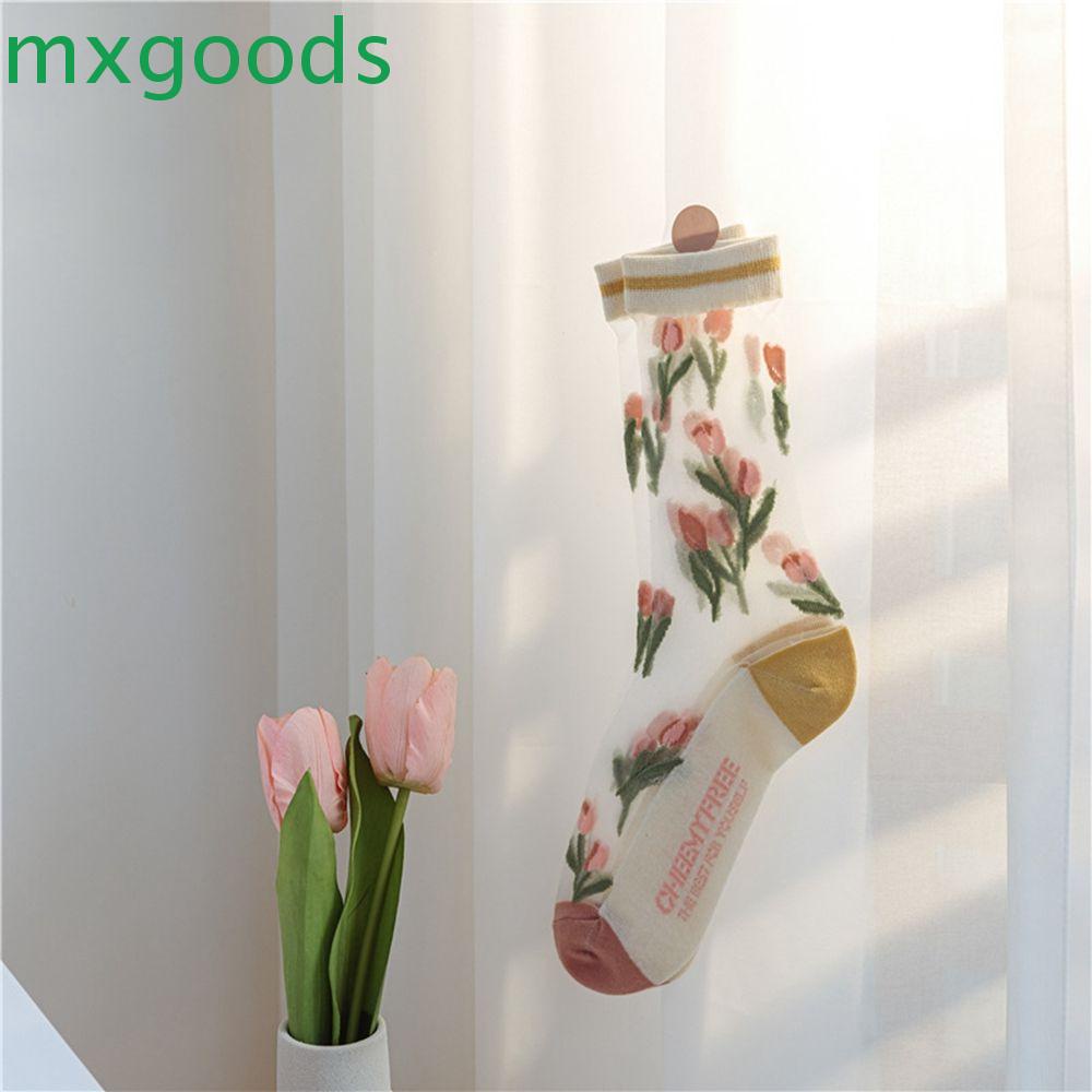 Vớ Lưới Họa Tiết Hoa Xinh Xắn Phong Cách Hàn Quốc Cho Nữ