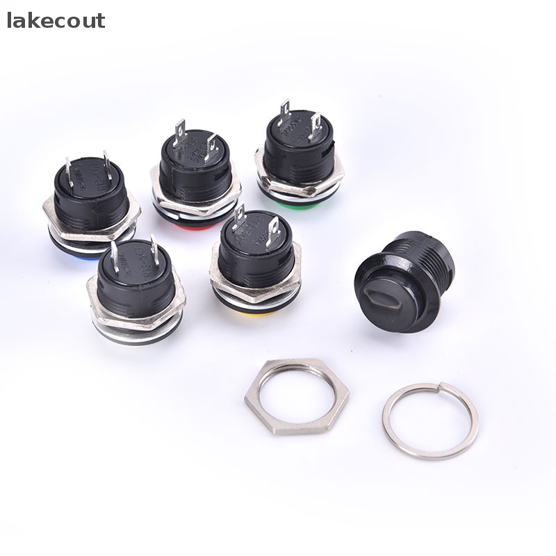 Nút Nhấn Bật / Tắt Đèn LED Xe Hơi Chống Nước 16mm 12V-24V