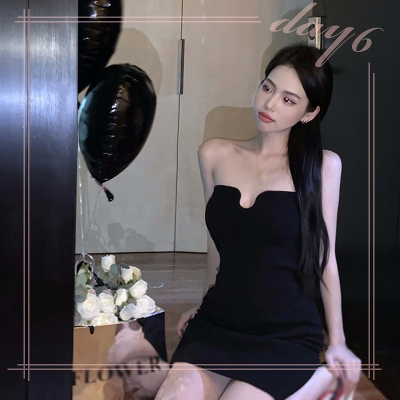 Đầm Dệt Kim Hở Vai Ôm Dáng Họa Tiết Kẻ Sọc Thời Trang Mùa Hè Cho Nữ