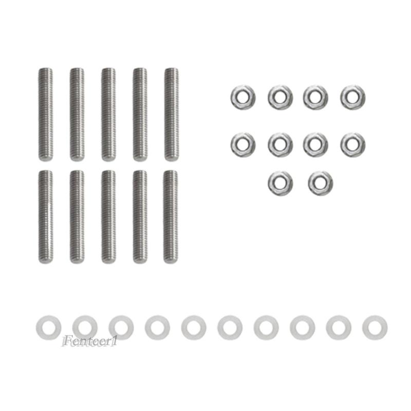 [Fenteer1] Bu Lông Đinh Tán Nạp Đầu Vào Bằng Thép Không Gỉ Cho Ống Xả