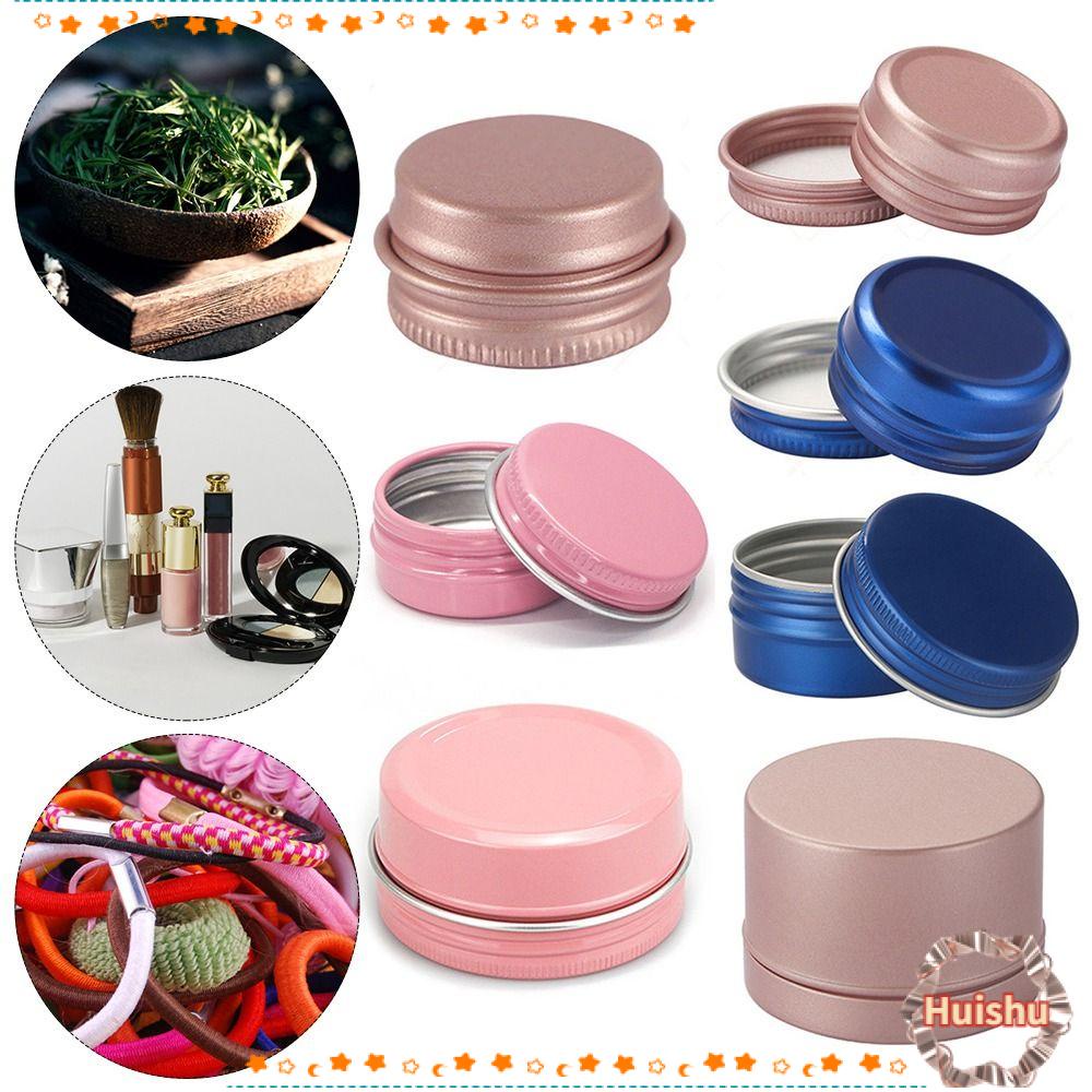 Bộ 4 Lọ Thiếc Đựng Nến Nhiều Kiểu Dáng Bằng Nhôm Có Thể Đổ Đầy
