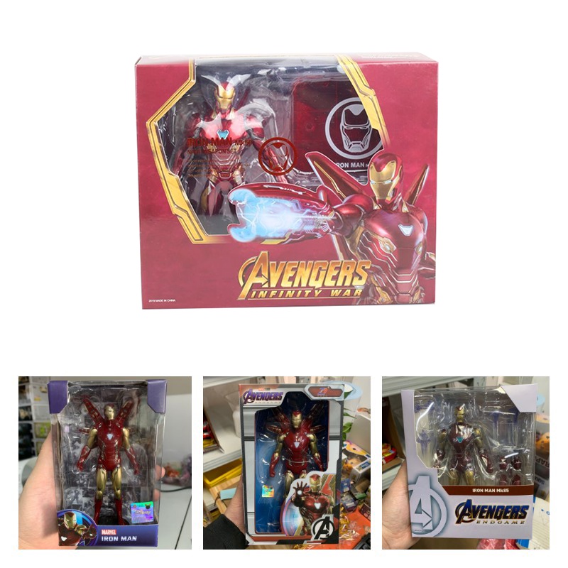 Mô Hình Nhân Vật Iron Man MK85 MK46Marvel Articulado Phim Avengers SHF MK50