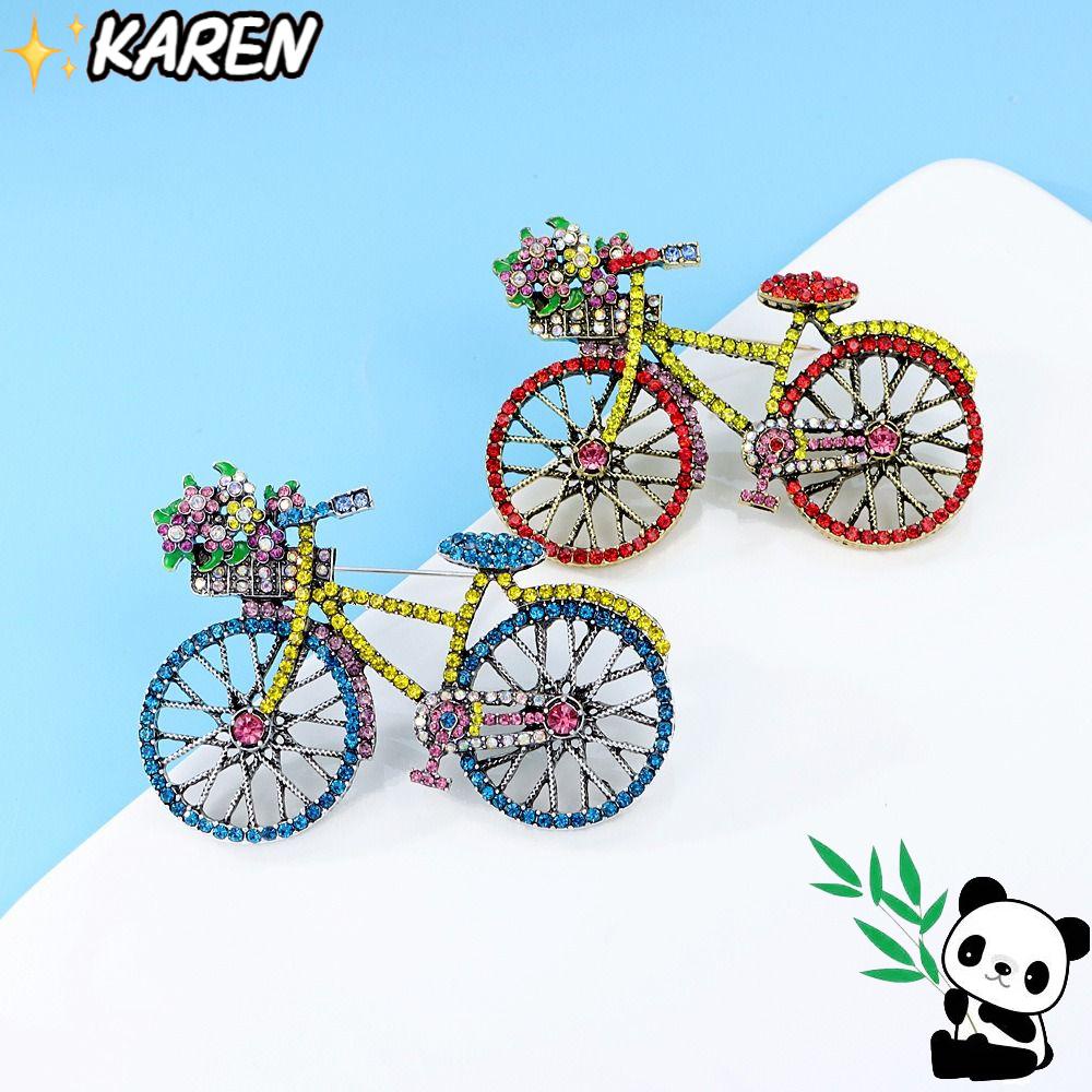 Ghim Cài Áo Hình Xe Đạp Phong Cách Vintage