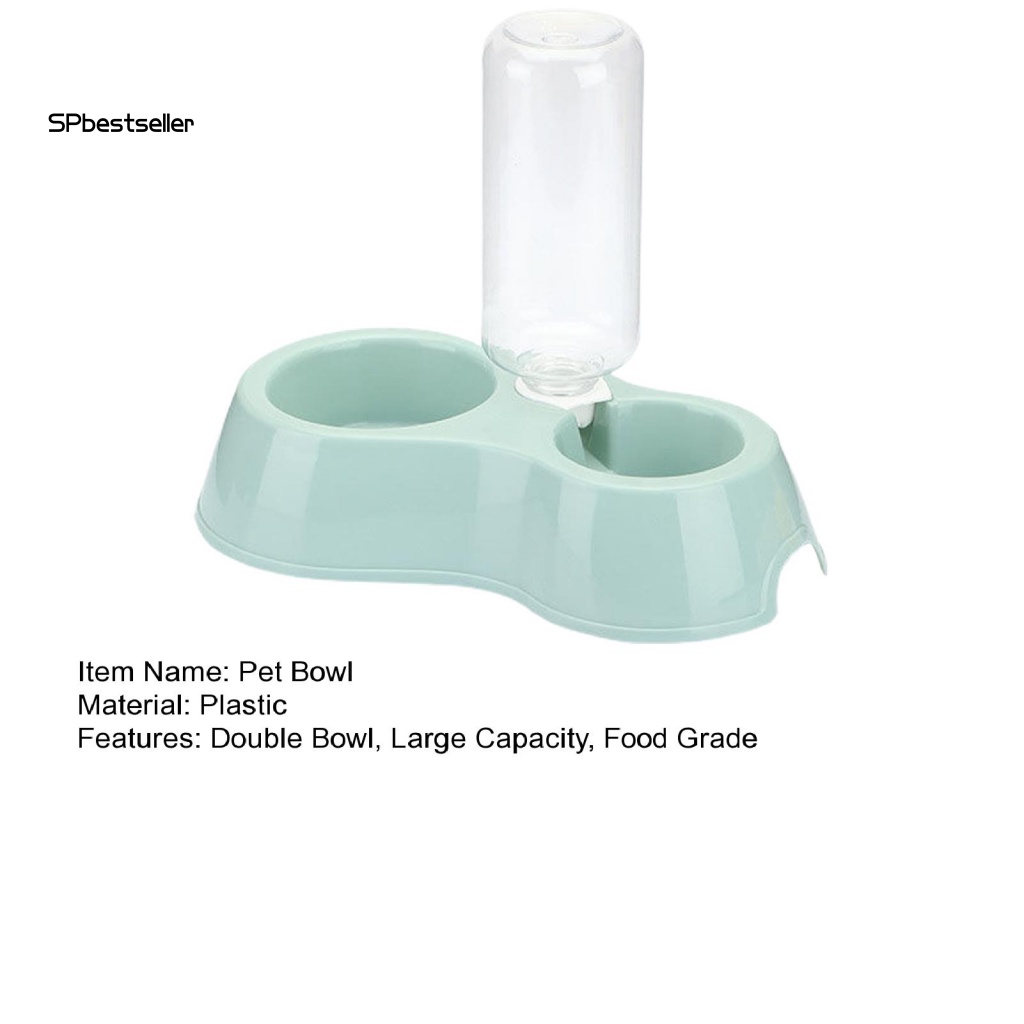 Tô Đựng Thức Ăn Cho Thú Cưng Hai Ngăn Không Trượt Có Thể Tái Sử Dụng