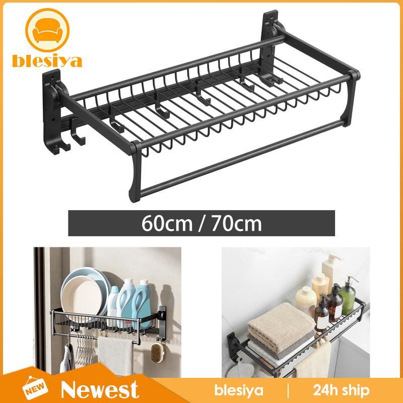 Giá Treo Khăn Có Móc Tiện Dụng Cho Phòng Tắm / Nhà Bếp