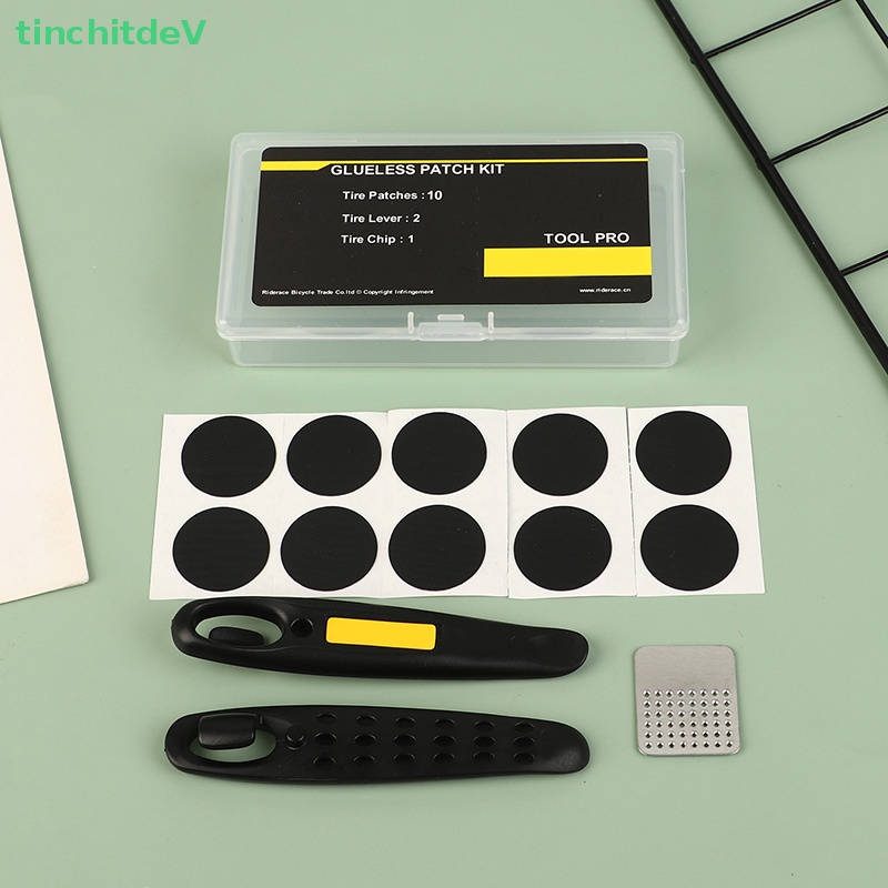 Bộ 10 Miếng Vá Lốp Xe Đạp Không Keo Tiện Lợi