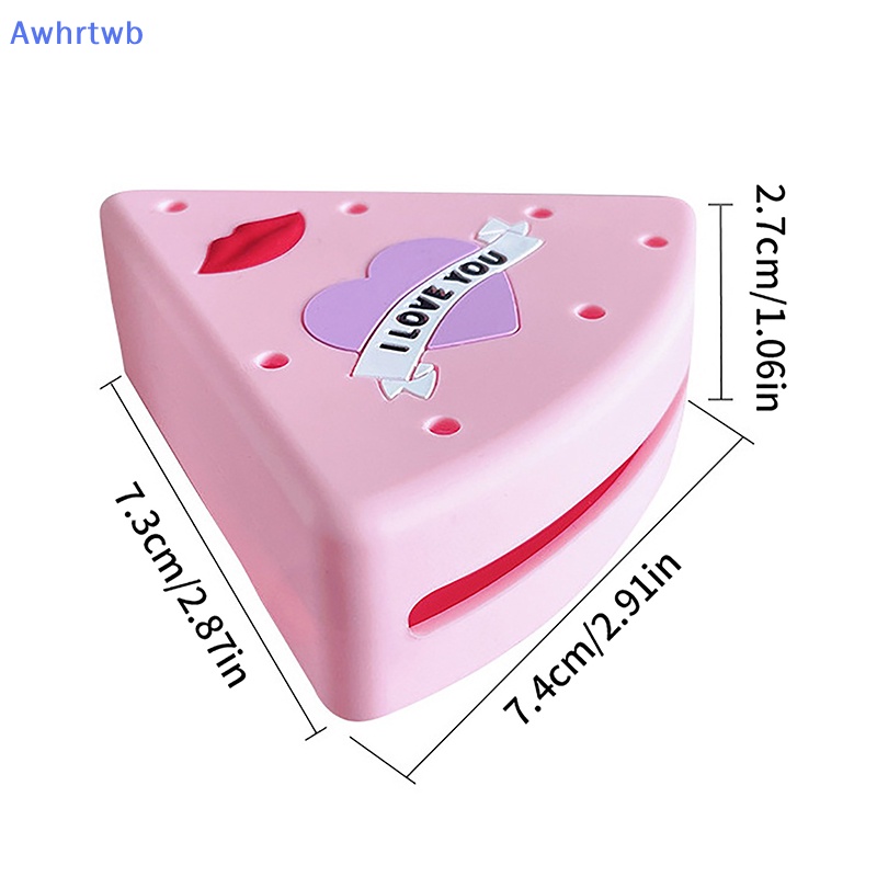 Hộp Đựng Mút Trang Điểm Hình Tam Giác Bằng Silicone Tiện Dụng Khi Đi Du Lịch Mới