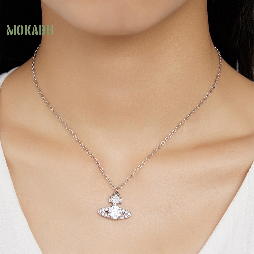 [Mới] Vòng cổ Mặt Hình Học Pha Lê Giả Mạ Điện Sáng Bóng Cá Tính Thời Thượng Dành Cho Nữ