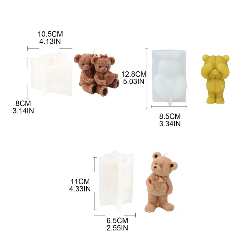 Khuôn Silicone Làm Nến Thủ Công Để Bàn Trang Trí