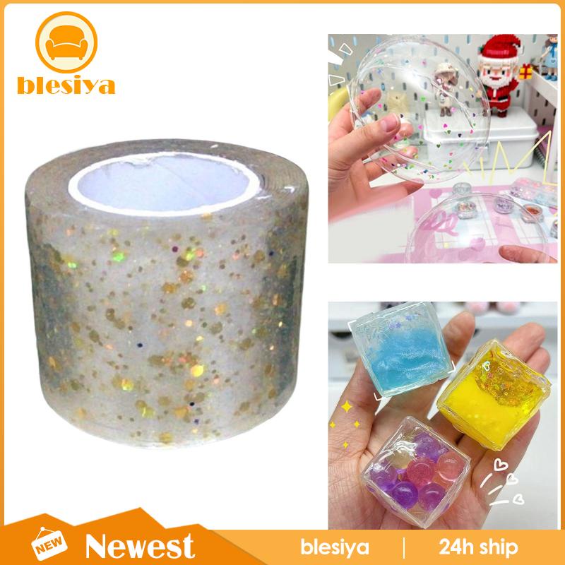 [Blesiya] Cuộn Băng Dính Kim Tuyến Nano Không Để Lại Dấu Vết Làm Đồ Chơi Tại Nhà