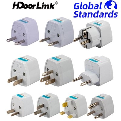 Phích cắm điện chuyển đổi đa năng HdoorLink EU/ US/ UK/ AU/ Nam Phi/ Đức/ Hàn Quốc
