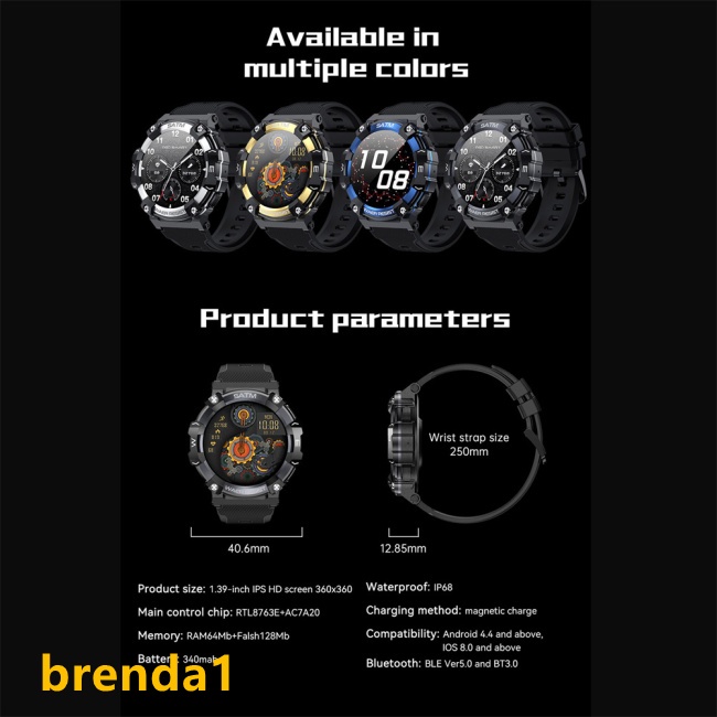 Bộ Đồng Hồ Thông Minh Pg666 C21 Bluetooth Giám Sát Nhịp Tim & Huyết Áp