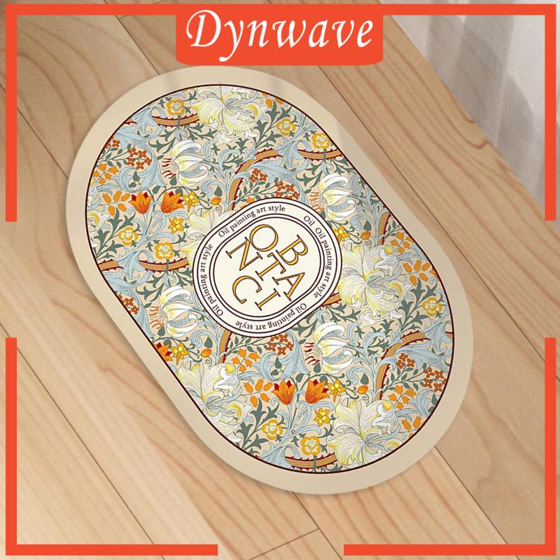 Thảm Lót Sàn Nhà Tắm Chống Trượt Hình Oval Thấm Hút Nước