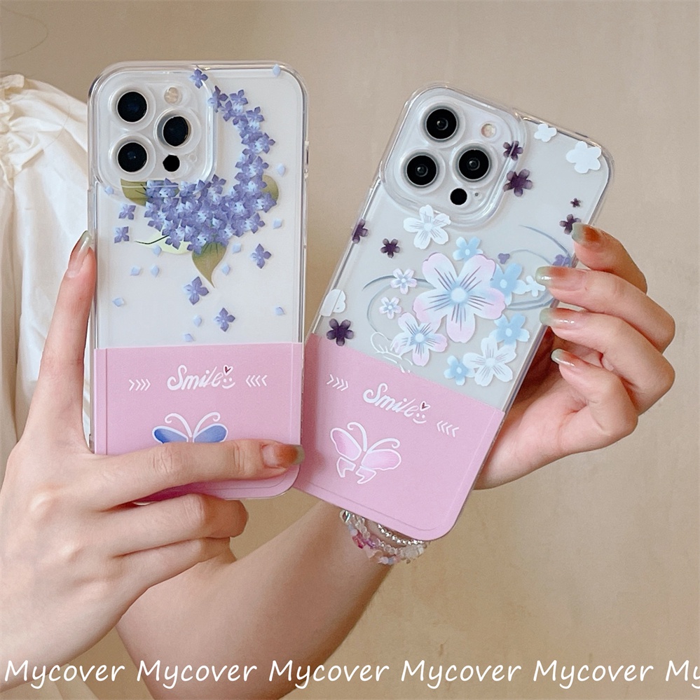 Ốp ĐiệN ThoạI HọA TiếT Hoa Cho iPhone 11 12 13 14 Pro Max X Xr Xs 8 7 6 Plus SE 2020