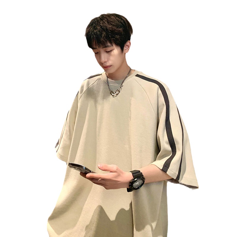 TOTOK Áo phông áo thun unisex Ngắn Tay Cổ Chữ V In Chữ Phong Cách hip hop JUN0116