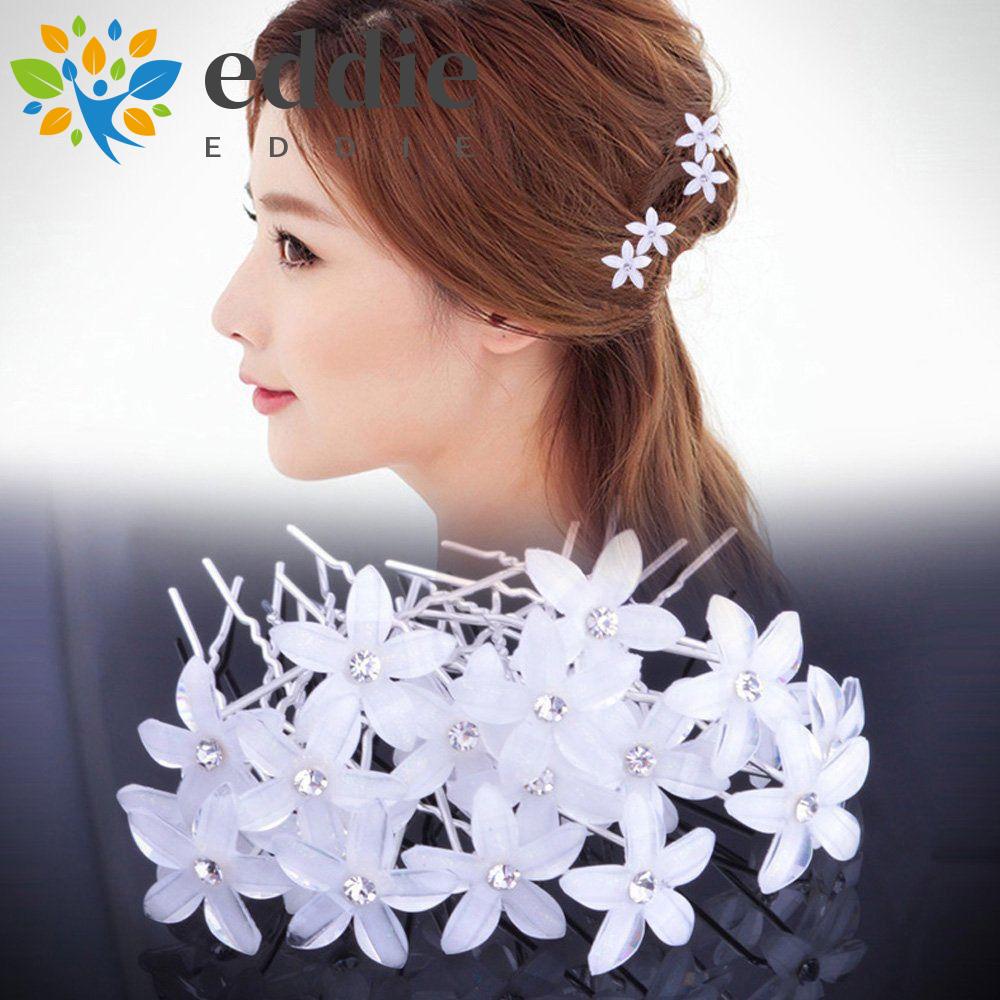 Trâm Cài Tóc Chữ U 26Eddie Phối Hoa Trang Nhã Cho Cô DâuPhụ Kiện Cài Tóc Cô Dâu Đính Đá Sang Trọng