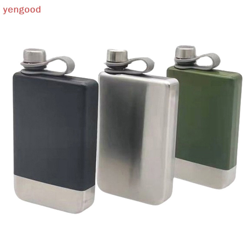 Bình Đựng Rượu Bằng Thép Không Gỉ 9 Oz Có Phễu Chống Rò Rỉ