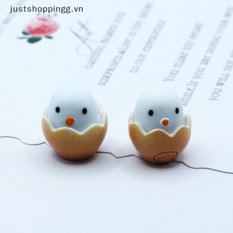 Bộ 2 Đồ Chơi Trang Trí Hình Gà Con Phát Sáng Trong Bóng Tối DIY