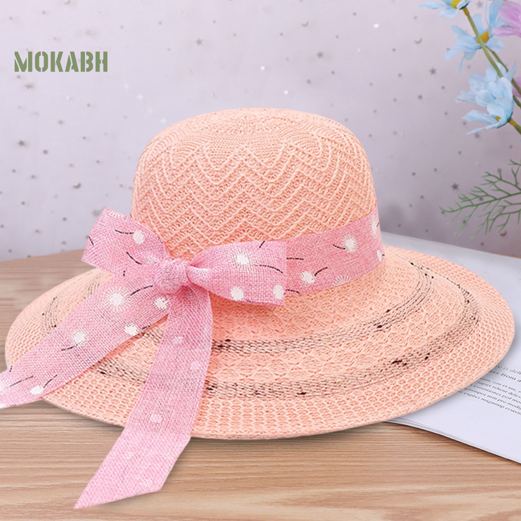 Nón Rộng Vành Dệt Kim Chống Tia UV Thoáng Khí Thời Trang Đi Biển Mùa Hè Cho Nữ