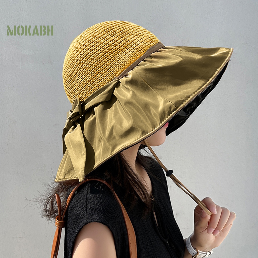 Nón Tai Bèo Vành Rộng Chống Tia UV Thoáng Khí Thời Trang Mùa Hè Cho Nữ