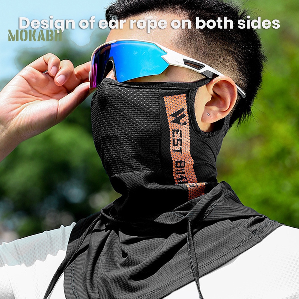 Khẩu Trang Có Dây Rút Co Giãn Thoáng Khí Chống Tia UV Chống Bụi Bảo Vệ Mặt