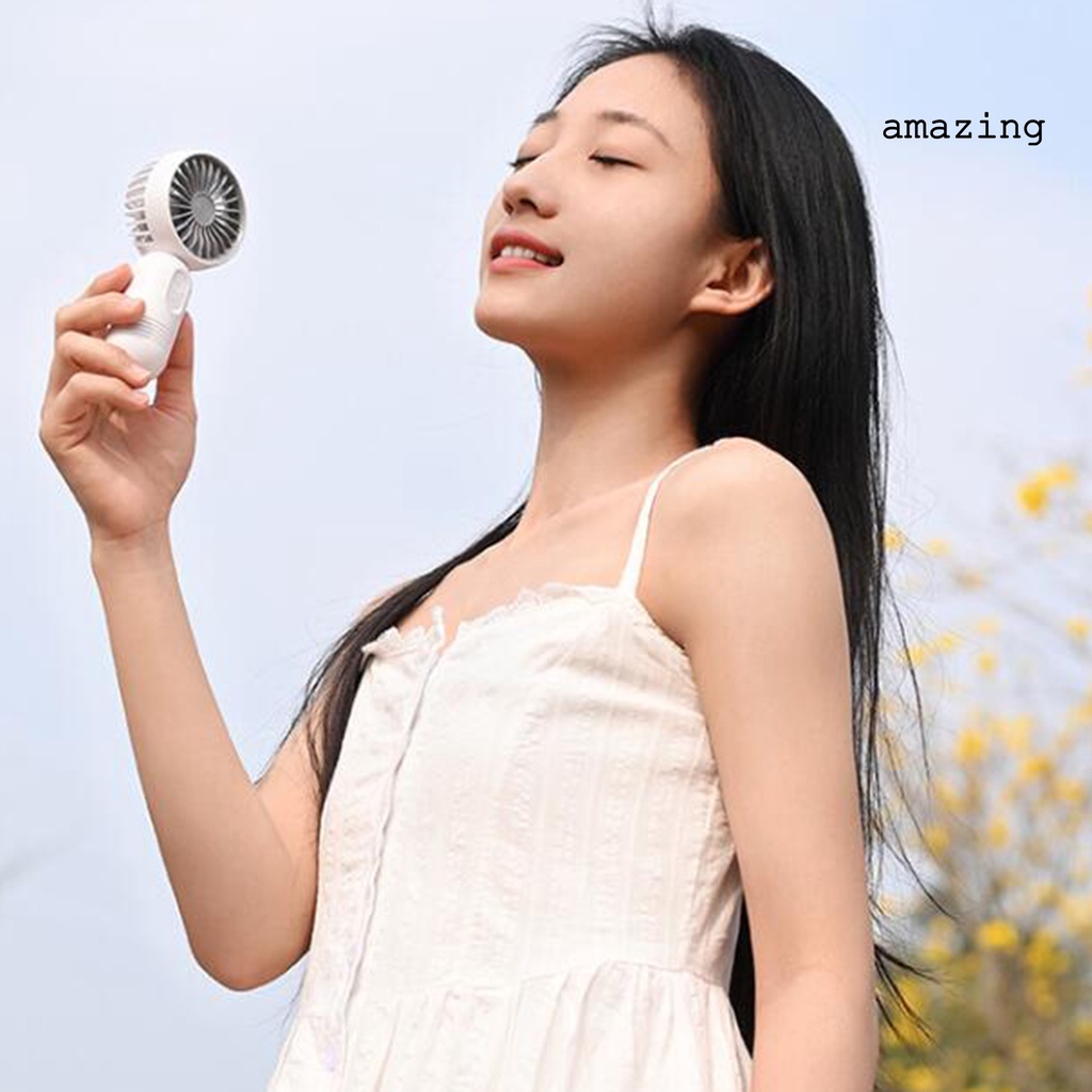 Mal- Quạt Cầm Tay Một Nút Khởi Động Tốc Độ Tiếng Ồn Thấp Dễ Mang Theo Bằng ABS Ultra-Quiet Nhỏ Gọn Có Thể Điều Chỉnh