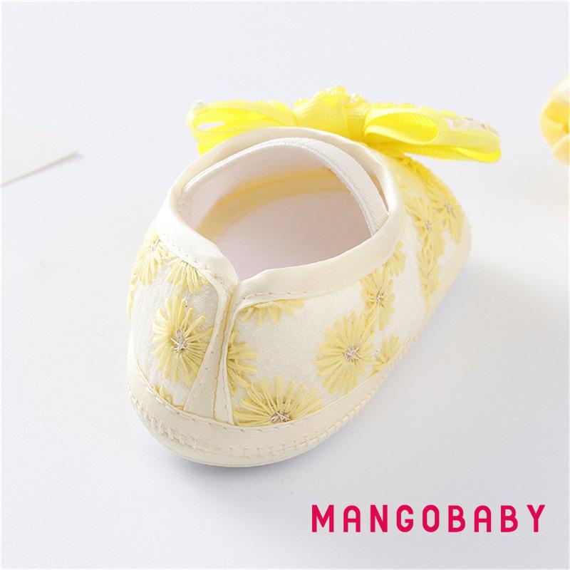 Giày Búp Bê Phối Nơ Xinh Xắn Dành Cho Bé Gái