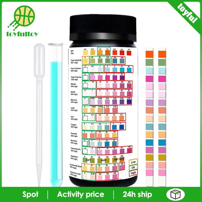 Set 100 Dụng Cụ Kiểm Tra Chất Lượng Nước Uống Đa Năng Cho Bể Cá