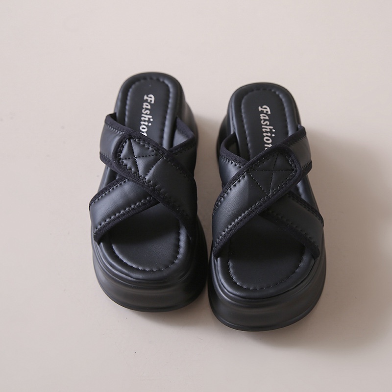 Duoya Dép Sandal Đế Dày Thời Trang Dành Cho Nữ