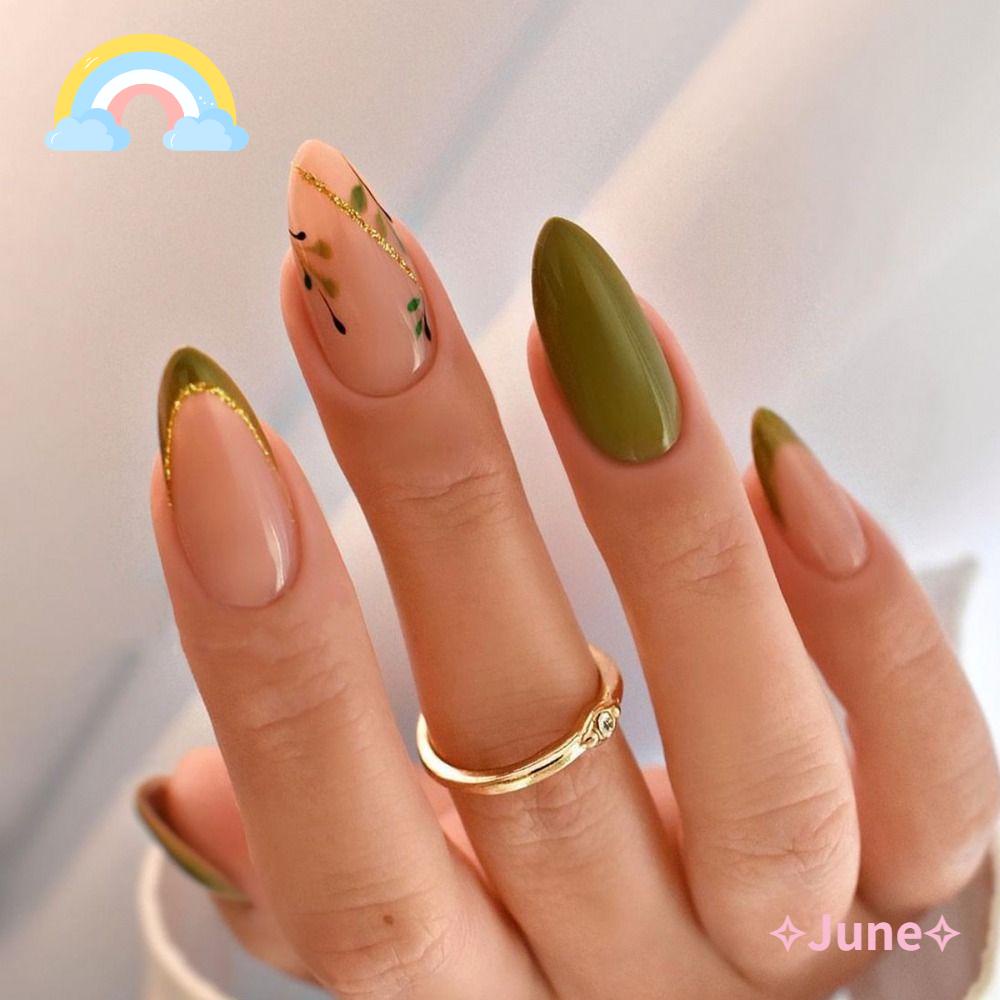 JUNE Bộ Móng Tay Giả Có Thể Tháo Rời