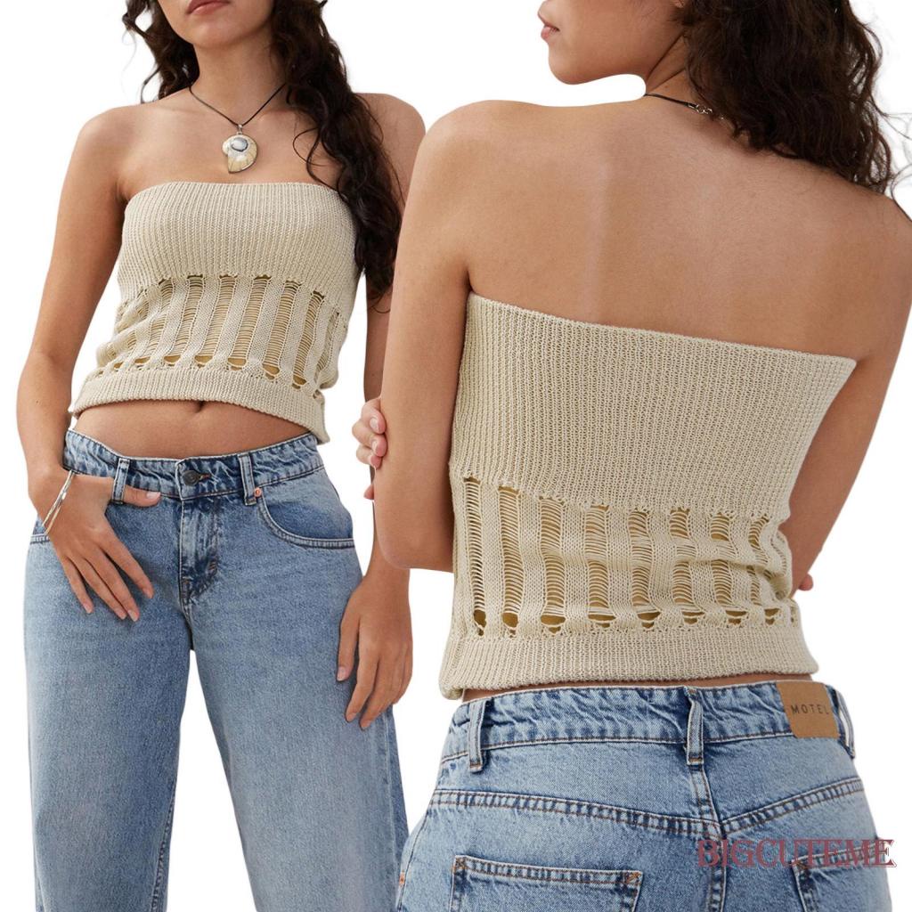 Áo Ống Màu Trơn Mùa Hè Cho Nữ