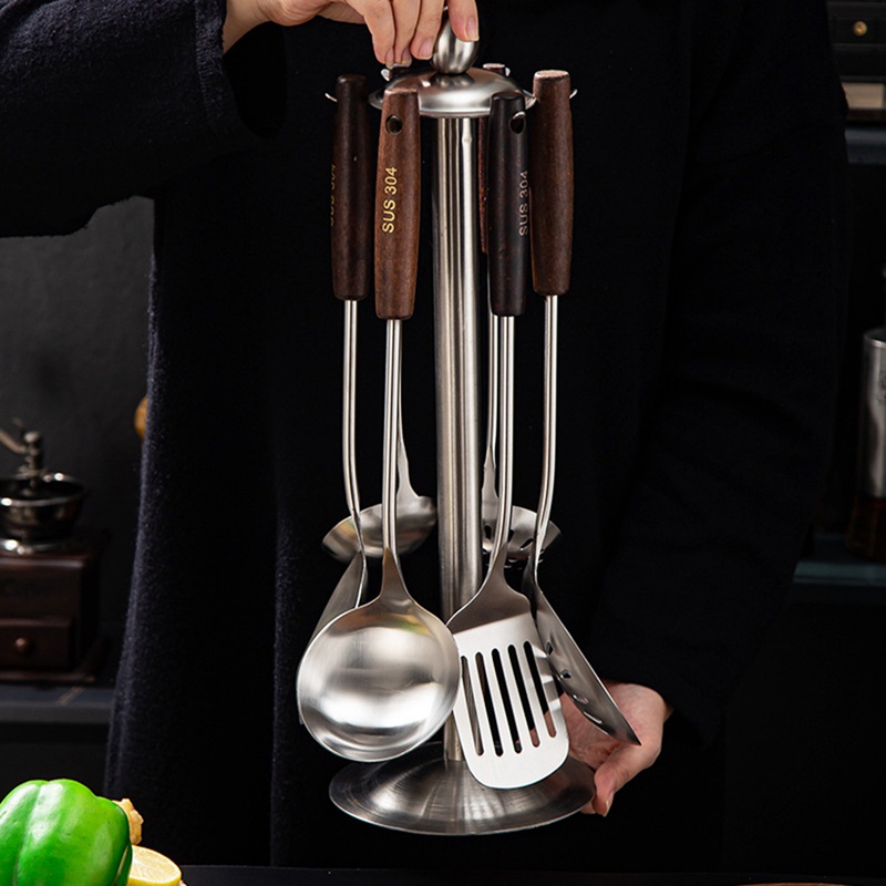 Bộ Dụng Cụ Nấu Ăn Nhà Bếp Bằng Thép Không Gỉ Chất Lượng Cao