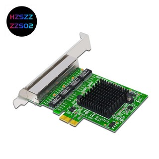 Card mạng ethernet / ethernet / lan pci-e realtek rj45 4 cổng thẻ