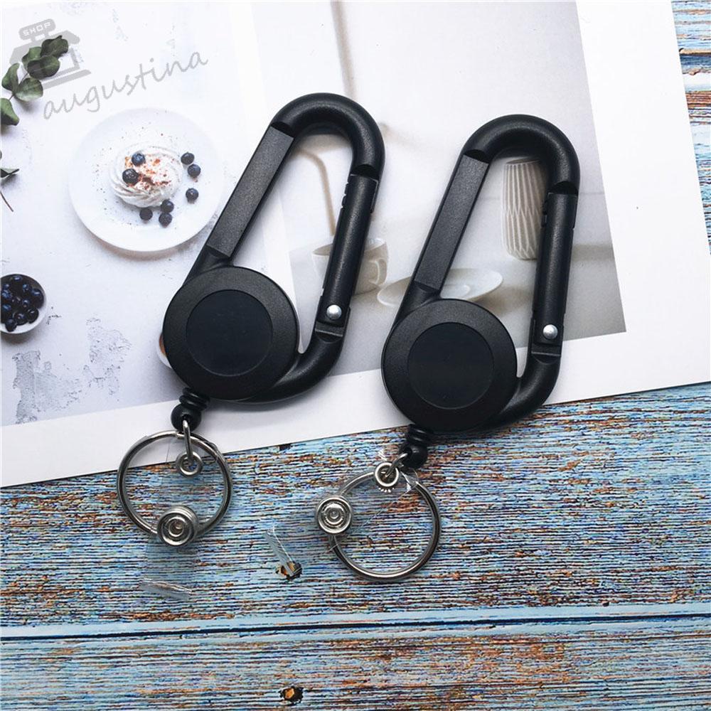 Móc Khóa Kẹp Thẻ Tên AUGUSTINA Tiện Dụng Cho Văn Phòng