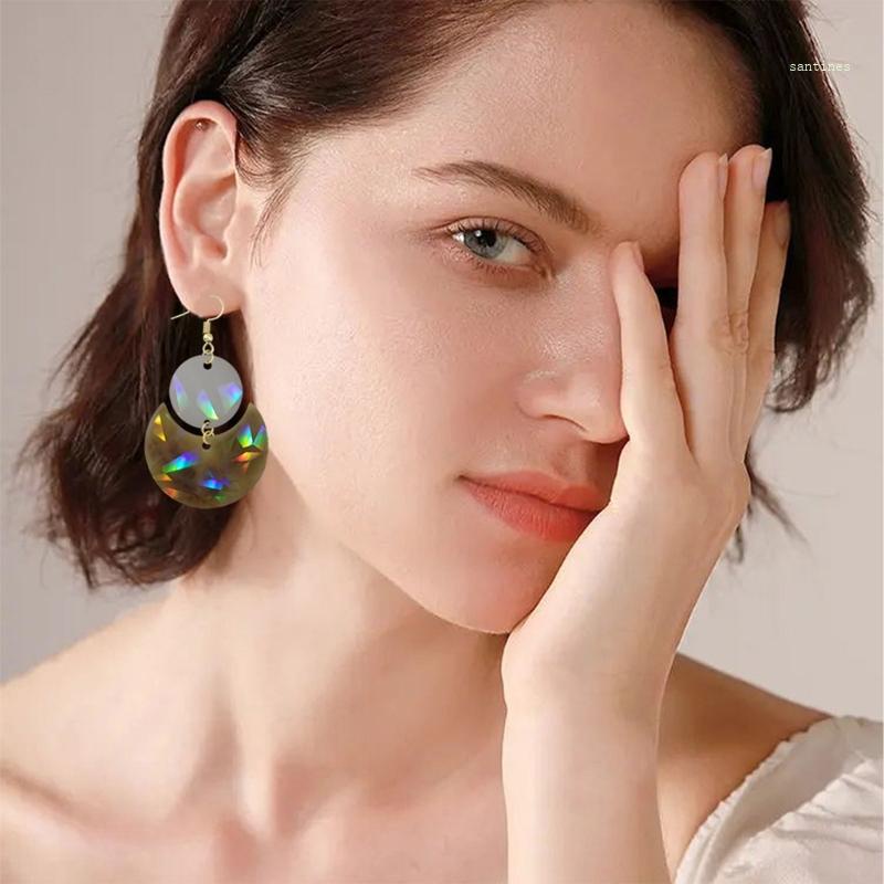 Khuôn Silicone Làm Mặt Trang Sức Hình Tròn / Mặt Trăng Bằng Nhựa Epoxy Độc Đáo Tiện Dụng