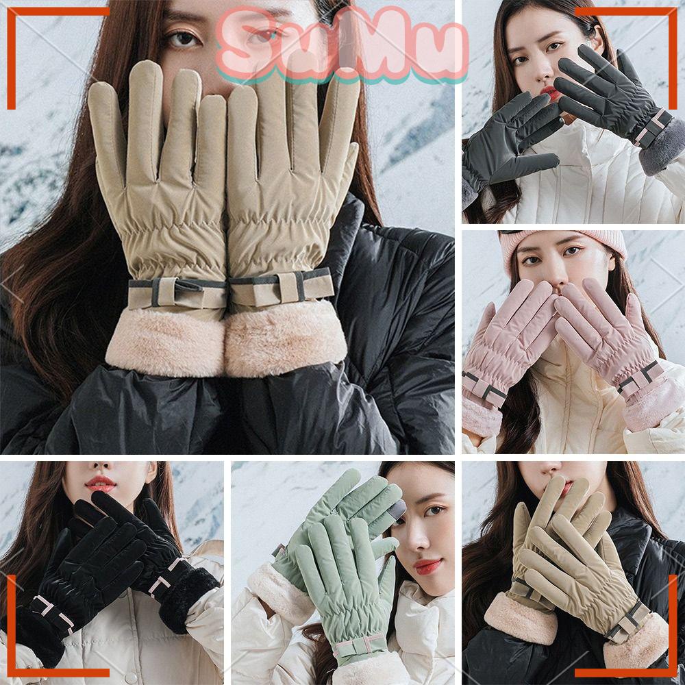 Găng Tay Lái Xe Giữ Ấm Cao Cấp Thời Trang Dành Cho Nữ