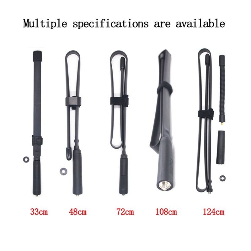 Ăng Ten Băng Tần Kép VHF UHF 144 / 430Mhz 108cm Cho UV-5R UV-82 UV5R