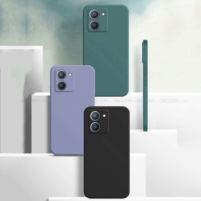 Ốp Điện Thoại Silicon Dẻo Chính Hãng Dáng Vuông Sang Trọng Dành Cho Vivo Y36 Y78 +