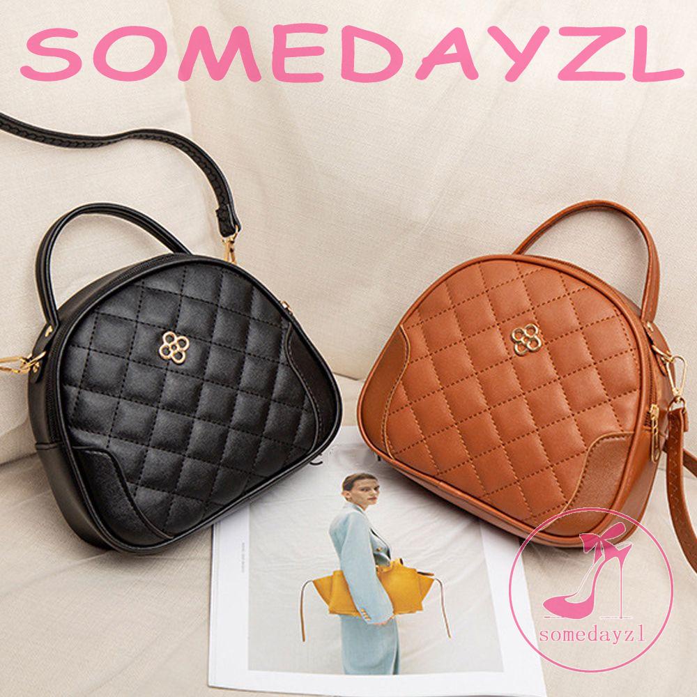 Túi Xách Da PU Đính Hoa Phong Cách Vintage Thanh Lịch Cho Nữ