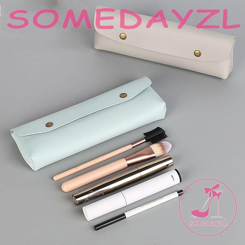 Túi Da PU Đựng Mỹ Phẩm / Son Môi Cỡ Lớn Đa Năng Tiện Dụng