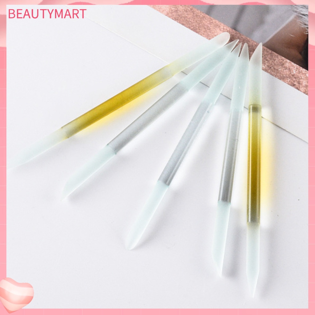 Dụng Cụ Dũa Móng Tay Bằng Acrylic Kính Hình Trụ Tiết Kiệm Sức Có Thể Tái Sử Dụng