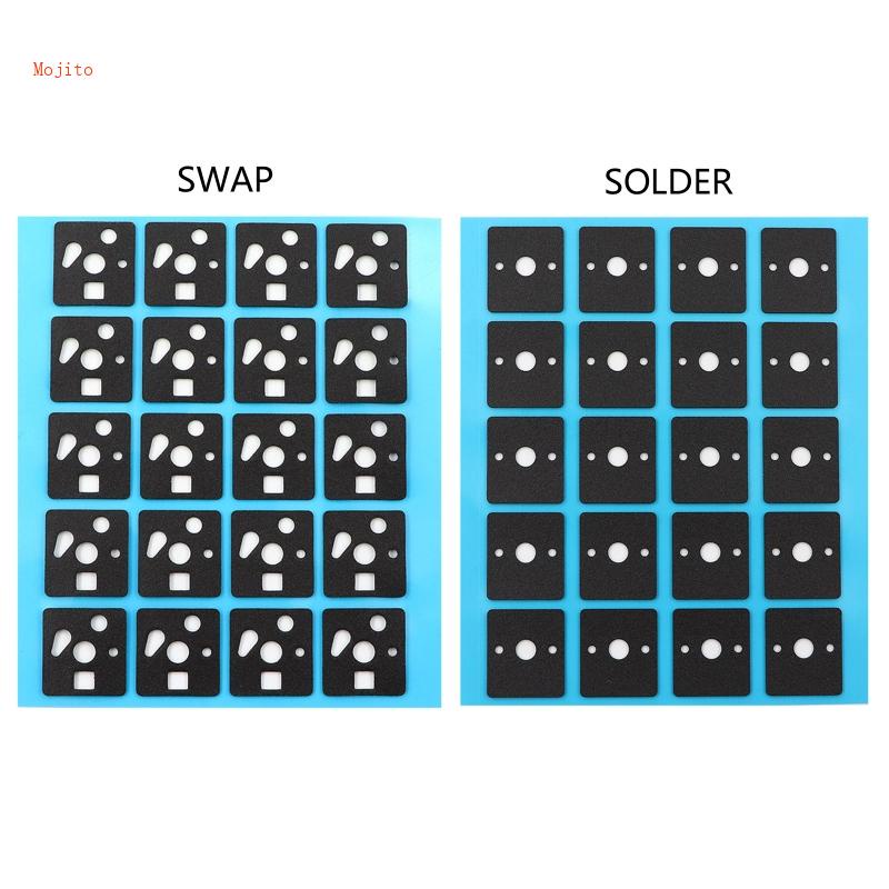 Set 120 Miếng Xốp Giảm Âm Cho Bàn Phím Máy Tính