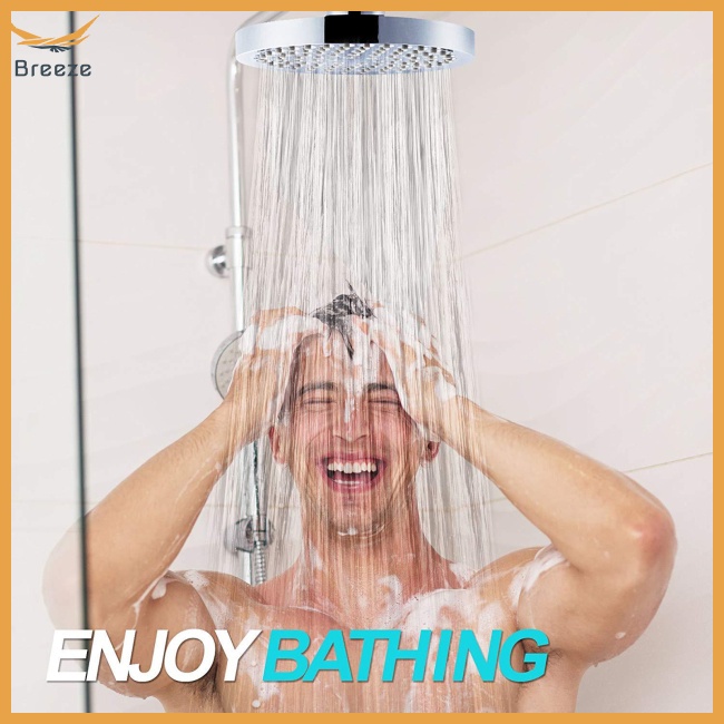 Vòi Hoa Sen Áp Suất Cao 6 Inch Tiết Kiệm Nước Có Thể Điều Chỉnh Góc